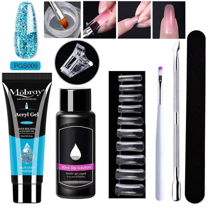 Poly Gel Nail Extension Kit