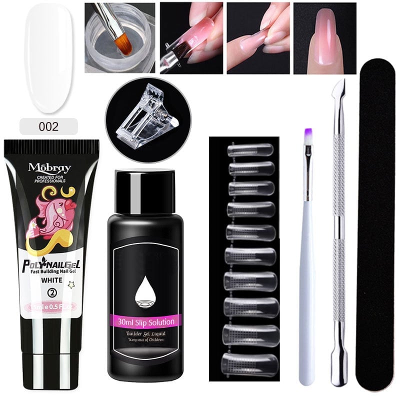 Poly Gel Nail Extension Kit