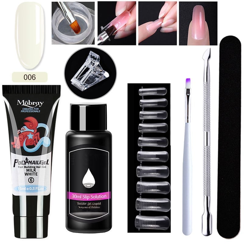 Poly Gel Nail Extension Kit