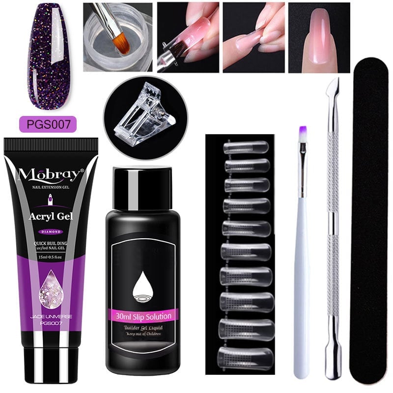 Poly Gel Nail Extension Kit