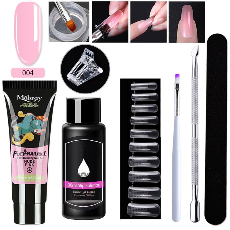 Poly Gel Nail Extension Kit
