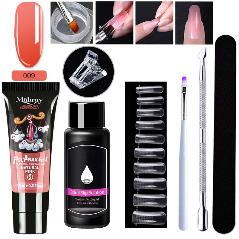 Poly Gel Nail Extension Kit