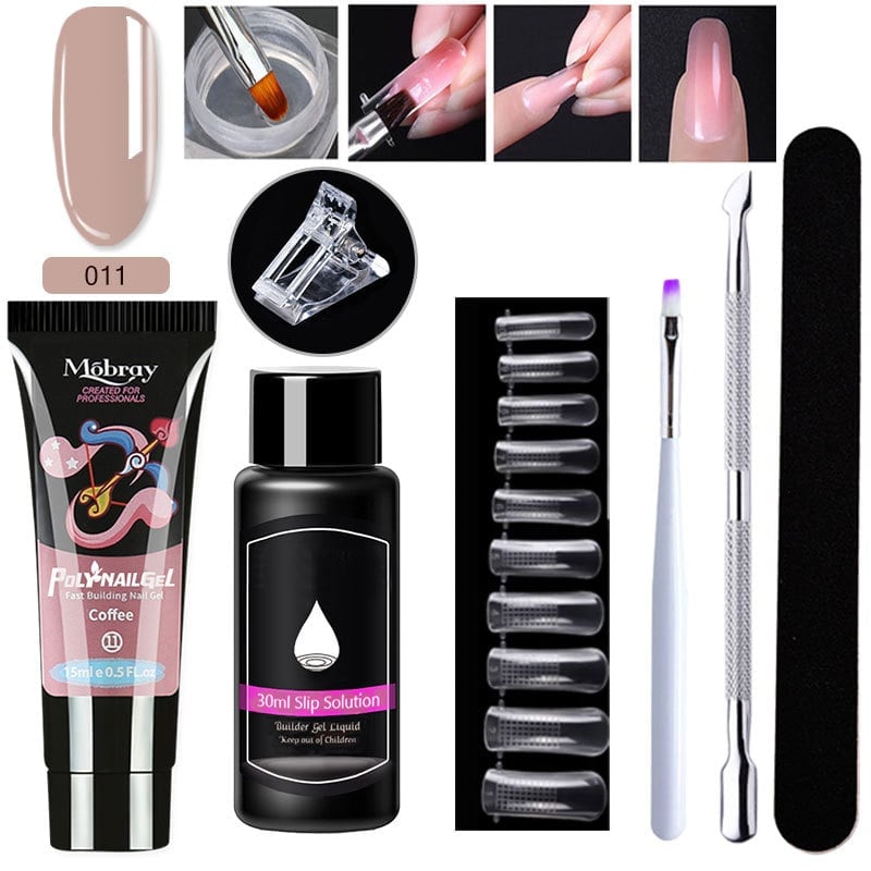 Poly Gel Nail Extension Kit