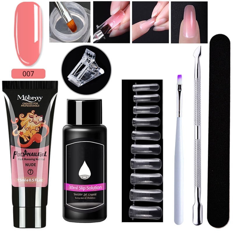 Poly Gel Nail Extension Kit